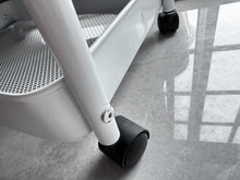 Load image into Gallery viewer, zotlayje Shelves for storage 3 levels white environmentally friendly material Small cart storage rack