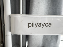 Load image into Gallery viewer, piiyayca Shelves for storage 3 levels white environmentally friendly material Small cart storage rack