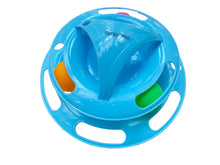 Load image into Gallery viewer, Becayomo Cat Toy Roller 2-Level Turntable Cat Toys Balls with Six Colorful Balls Interactive Kitten Fun Mental Physical Exercise Puzzle Kitten Toys.
