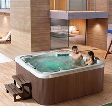 Load image into Gallery viewer, GOSNAD Outdoor Hot Tub with Massage Nozzles, Heater, Ozone Disinfection, Underwater Light