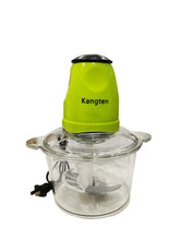 Load image into Gallery viewer, KANGTEN Meat grinder Mini Chopper 600ml Stainless Steel Food Chopper for Salad, Sauces, Vegetables, Meat, Fruits and Nuts, 300W and 4 Durable Sharp Blades