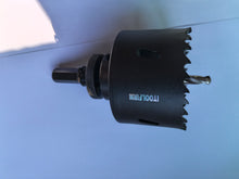 Load image into Gallery viewer, ITOOLFIRM Drill bits for hand drills，2-5/8 inch Hole Saw for Metal and Plywood, Bi-Metal Circular Wood Drill Bit Cutting 1.75” Deep with Hex Shank for Drywall, Fiberglass, Plasterboard, Acrylic and Sheet Steel
