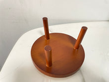 Load image into Gallery viewer, VPABES Flower-pot pedestals，, Wooden Riser Stand for Bonsai, Flower Pot, Small Plant Stands Potted Stand Round Rustic Plant Display Stool Wood Pedestal Riser for Garden, Patio, Home
