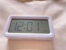 Load image into Gallery viewer, ALLPRIMO-Clocks，Upgraded Digital Alarm Clock, 4.3&quot; LED Display with Temperature Larger Lound Light Control Portable Snooze Calendar Brightness with Battery Powered Alarm Clocks Bedside for Everyone
