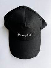 Load image into Gallery viewer, PartyforU   hat（black），Men's /Woman's Athletic Baseball Fitted Cap Outdoor Cap Mountain Dad Hat - Unstructured Soft Cotton Cap

