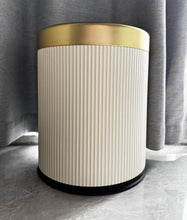 Load image into Gallery viewer, Proinsightore  Trash containers for household use（12L）28cm*23.5cm  cream white
