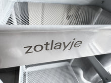Load image into Gallery viewer, zotlayje Shelves for storage 3 levels  white  environmentally friendly material Small cart storage rack
