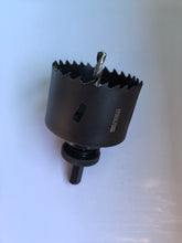 Load image into Gallery viewer, ITOOLFIRM Drill bits for hand drills，2-5/8 inch Hole Saw for Metal and Plywood, Bi-Metal Circular Wood Drill Bit Cutting 1.75” Deep with Hex Shank for Drywall, Fiberglass, Plasterboard, Acrylic and Sheet Steel
