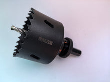 Load image into Gallery viewer, ITOOLFIRM Drill bits for hand drills，2-5/8 inch Hole Saw for Metal and Plywood, Bi-Metal Circular Wood Drill Bit Cutting 1.75” Deep with Hex Shank for Drywall, Fiberglass, Plasterboard, Acrylic and Sheet Steel
