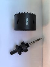 Load image into Gallery viewer, ITOOLFIRM Drill bits for hand drills，2-5/8 inch Hole Saw for Metal and Plywood, Bi-Metal Circular Wood Drill Bit Cutting 1.75” Deep with Hex Shank for Drywall, Fiberglass, Plasterboard, Acrylic and Sheet Steel
