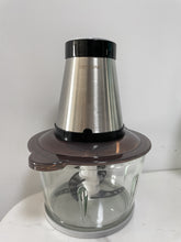 Load image into Gallery viewer, ENTOGINE Electric meat grinders 400W Meat Grinder Food Processor Chopper, 8-Cup 2L Capacity Stainless Steel Bowl and 4 Sharp Blades, for Meat, Vegetables, Fruits, Nuts, Garlic, Salad, Baby food, ETL Approved
