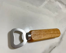 Load image into Gallery viewer, CHALIGHT Bottle openers Stainless Steel Bottle Opener Bartender Wood Beer Opener Cider Wine Opener Bottle Opener with Wooden Handle Engraved Gift Set for Wedding Party Home Kitchen Bar Restaurant
