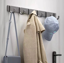 Load image into Gallery viewer, atsaouchet  Clothes hooks of metal  Metal towel clothes rack  Non punching storage rack-Bathroom household hooks&amp;Metal towel clothes rack(Non punching storage rack)
