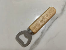 Load image into Gallery viewer, DuYouG Bottle openers Stainless Steel Bottle Opener Bartender Wood Beer Opener Cider Wine Opener Bottle Opener with Wooden Handle Engraved Gift Set for Wedding Party Home Kitchen Bar Restaurant
