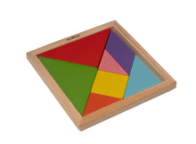 Load image into Gallery viewer, ALLWELLY Jigsaw Puzzles Wooden Toddler Jigsaw Puzzle Gift Toy for 1 2 3 Years Old Boys and Girls,7 Pack Different Shapes Montessori Toy for Infant,Toddler Sensory Toy,Fine Motor Skill Early Learning Educational Gift
