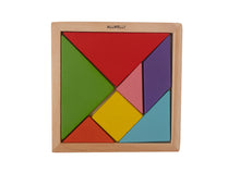 Load image into Gallery viewer, ALLWELLY Jigsaw Puzzles Wooden Toddler Jigsaw Puzzle Gift Toy for 1 2 3 Years Old Boys and Girls,7 Pack Different Shapes Montessori Toy for Infant,Toddler Sensory Toy,Fine Motor Skill Early Learning Educational Gift
