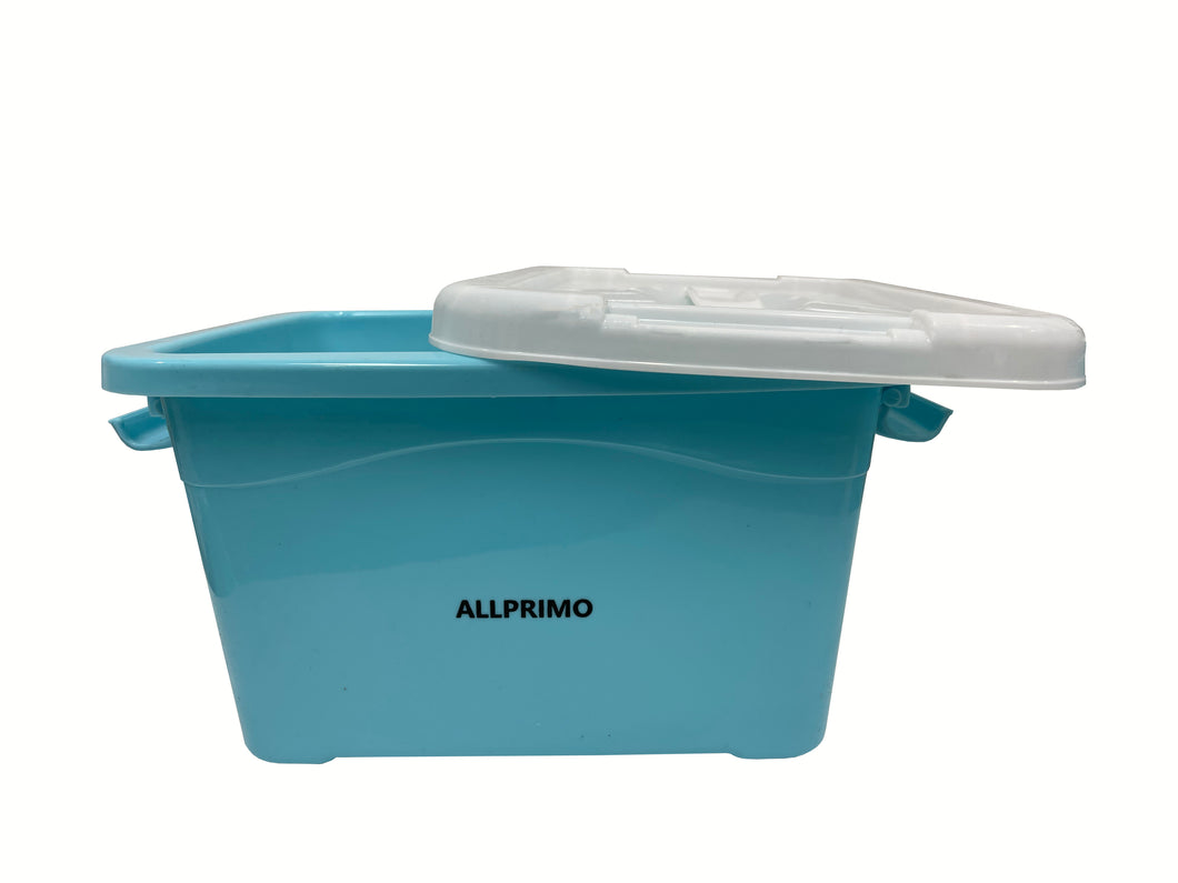 ALLPRIMO Plastic storage containers for household use, storage bin with lid