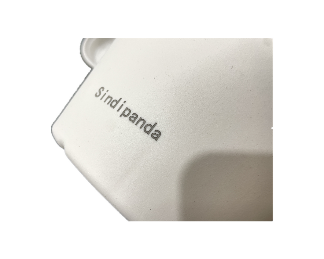 Sindipanda Flower pots Plastic Planters, Plastic Indoor Planter Flower Pots, Heavy Duty and Stylish 6 Inch Plant Pots for Indoor Plants with Drainage Holes and Tray for Plants, Flowers, White
