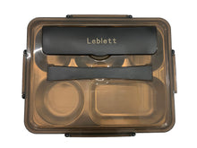 Load image into Gallery viewer, Leblett Stainless Steel Insulated Bento Box,4 Compartments Divided Lunch Box, Food Storage Container with Soup Bowl Chopsticks Spoon , Lunch Box for School Office Outdoor
